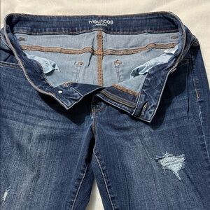 Maurices Dark Blue Straight Leg Jeans